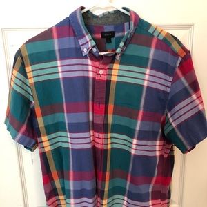 J. Crew Short Sleeve Sleeve Shirt Large